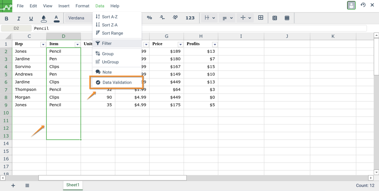 Data Validation: How to create a list (Dropdown) Data Validation: How to create a list (Dropdown)