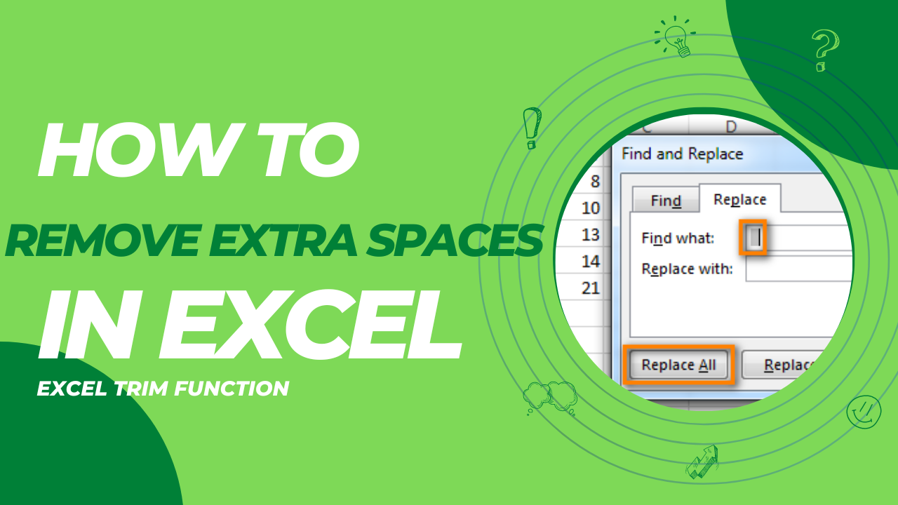 How to Remove Extra Spaces in Excel – Excel TRIM Function - Earn and Excel How to Remove Extra Spaces in Excel – Excel TRIM Function - Earn and Excel