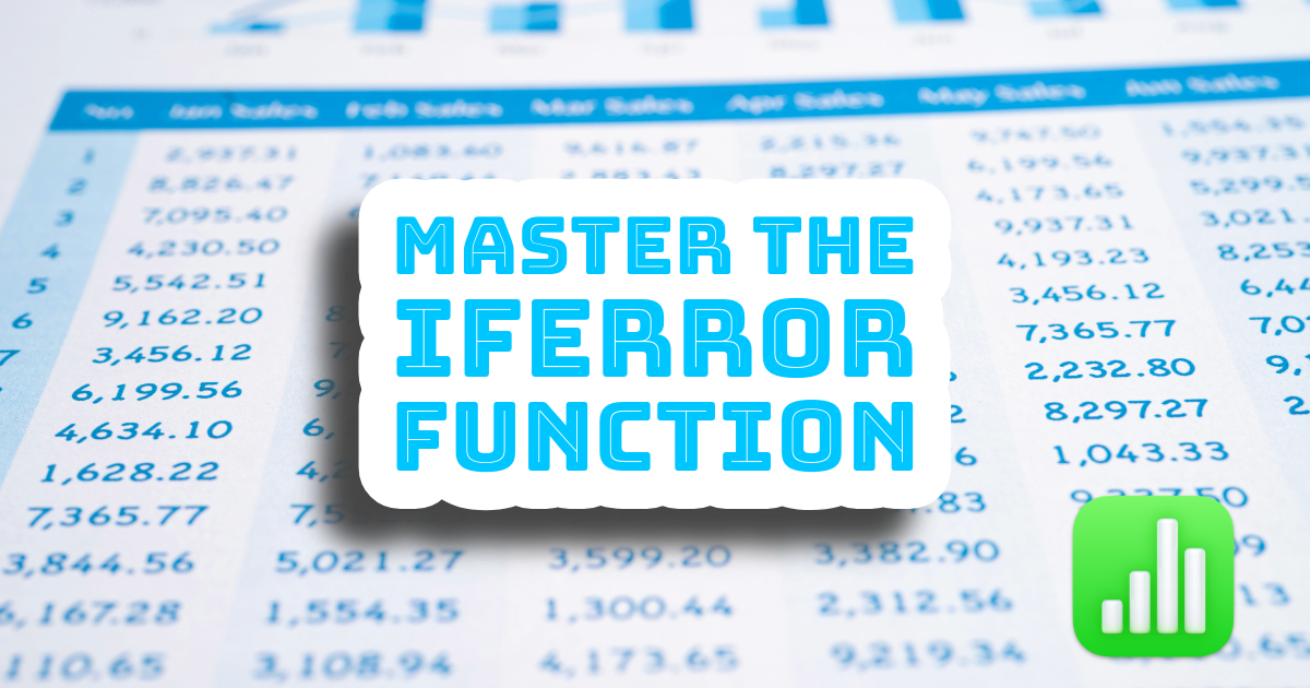 Mastering the IFERROR Function in Apple Numbers: Handle Errors with ... Mastering the IFERROR Function in Apple Numbers: Handle Errors with ...
