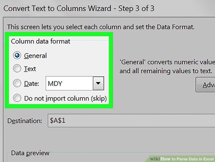How to Parse Data in Excel: 13 Steps (with Pictures) - wikiHow How to Parse Data in Excel: 13 Steps (with Pictures) - wikiHow