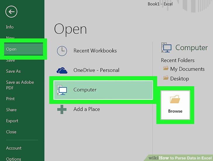 How to Parse Data in Excel: 13 Steps (with Pictures) - wikiHow How to Parse Data in Excel: 13 Steps (with Pictures) - wikiHow