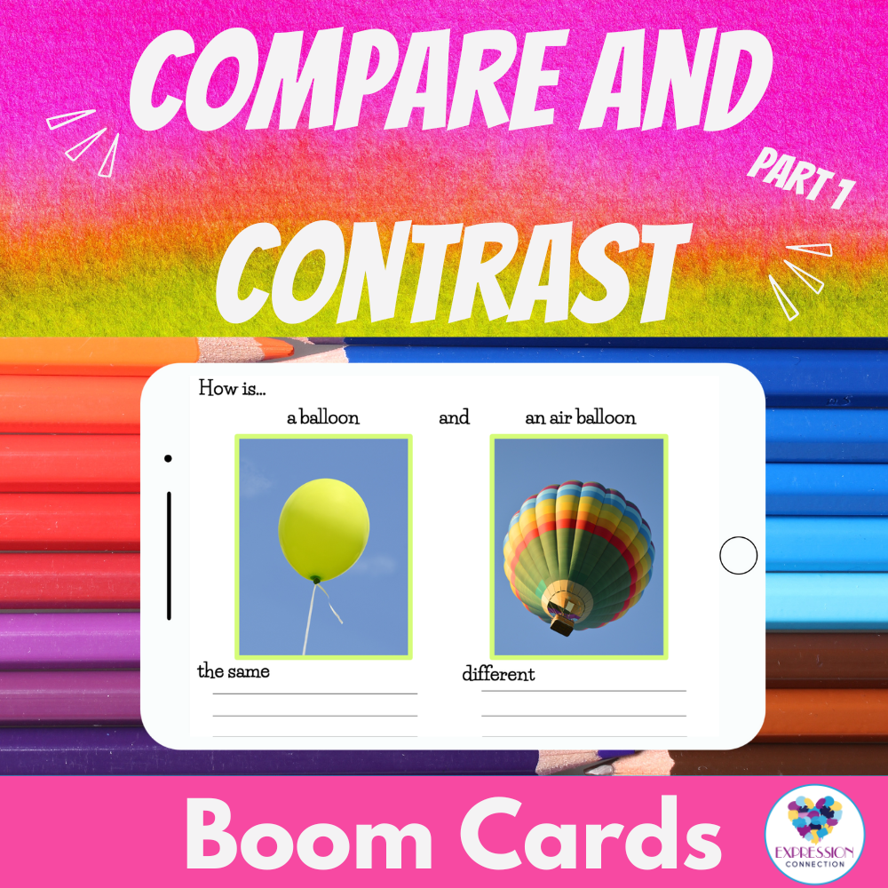 Compare And Contrast Two Picture Objects Part 1 Boom Cards | Made By ... Compare And Contrast Two Picture Objects Part 1 Boom Cards | Made By ...