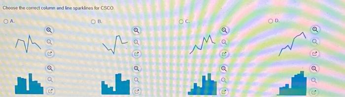 Solved a. Apply both column and line ๎sparklines๎ ๎to visualize๎ | Chegg.com Solved a. Apply both column and line ๎sparklines๎ ๎to visualize๎ | Chegg.com