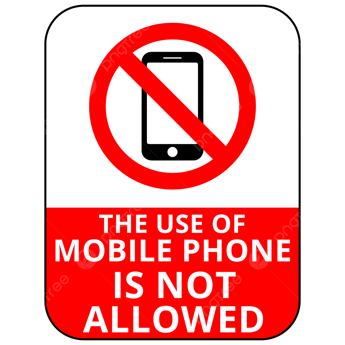 استخدام الهواتف المحمولة غير مسموح به علامة ناقلات, التليفون المحمول ...